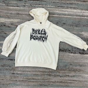 H&M Cream Graphic Hoodie